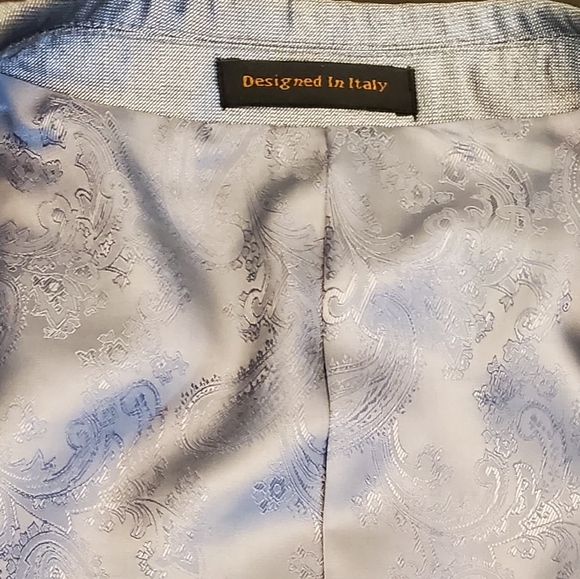 Vinci~2 Button Sharkskin Blazer - Picture 11 of 12